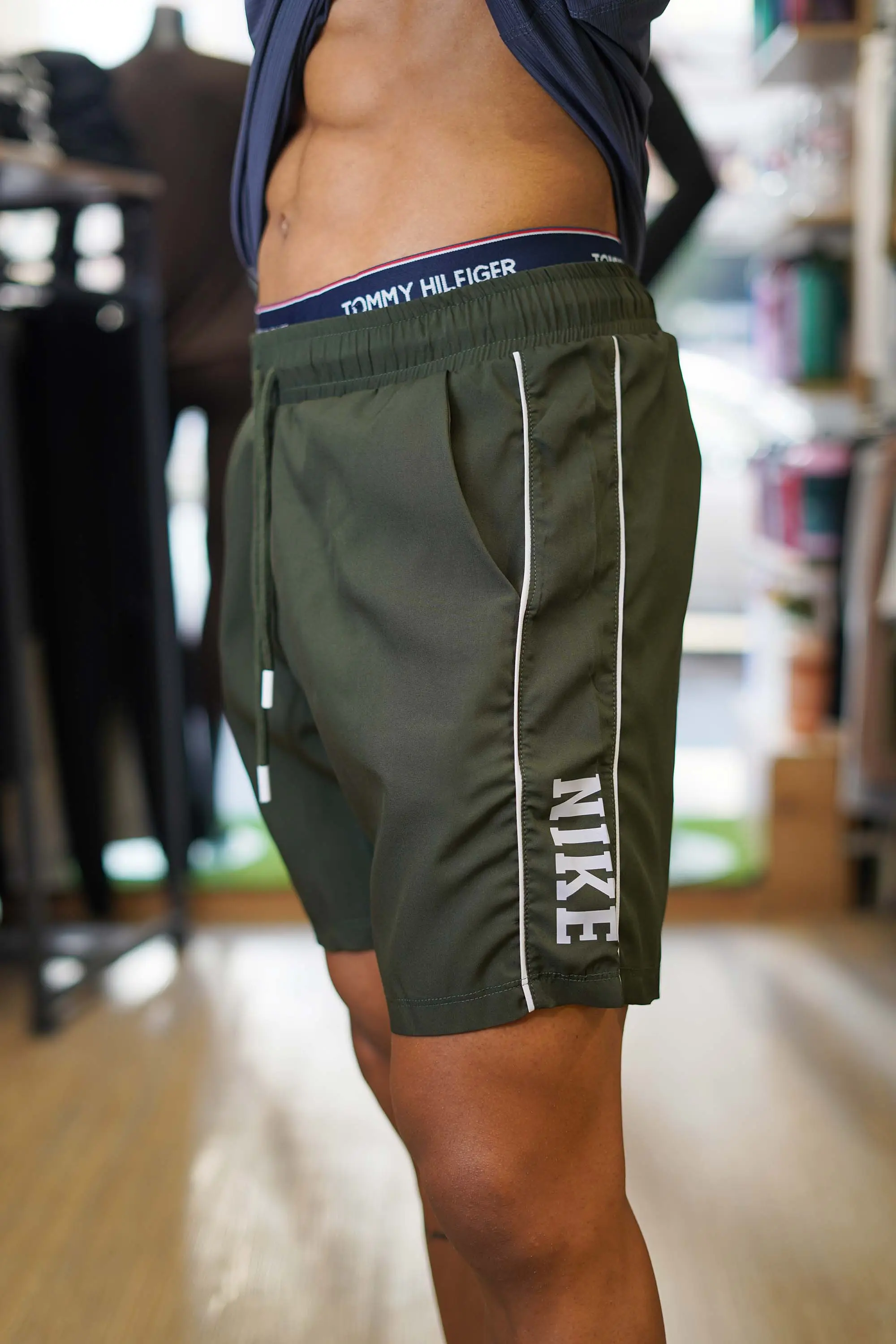 شلوارک ورزشی مردانه پارچه آیرو